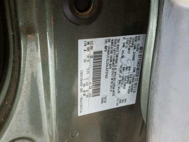 1FMPU15L24LA75763 - 2004 FORD EXPEDITION TWO TONE photo 10