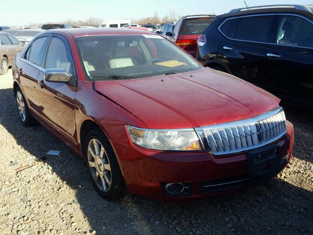 3LNHM28T17R634845 - 2007 LINCOLN MKZ RED photo 1