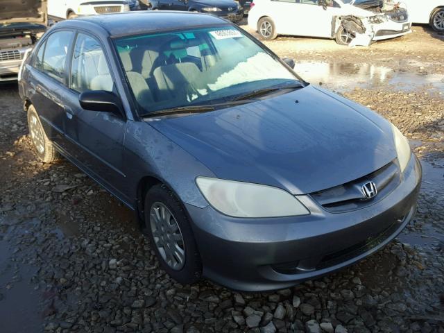 2HGES15594H528620 - 2004 HONDA CIVIC LX GRAY photo 1