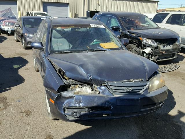 KMHDN46D35U964804 - 2005 HYUNDAI ELANTRA GL BLUE photo 1