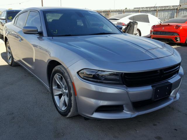 2C3CDXBG3FH806072 - 2015 DODGE CHARGER SE SILVER photo 1