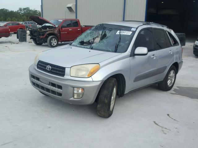 JTEGH20VX10035799 - 2001 TOYOTA RAV4 SILVER photo 2