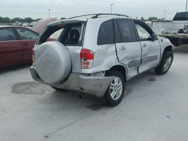 JTEGH20VX10035799 - 2001 TOYOTA RAV4 SILVER photo 4