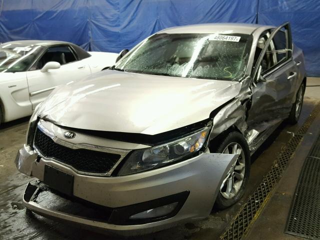 5XXGM4A72DG212893 - 2013 KIA OPTIMA LX GOLD photo 2