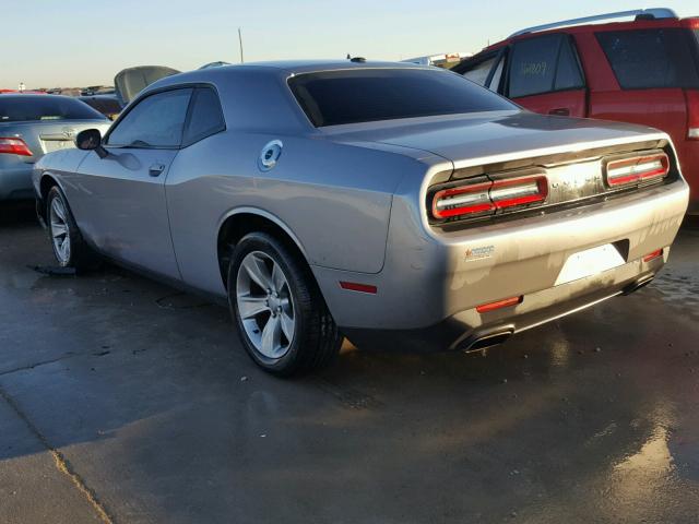 2C3CDZAG6GH113656 - 2016 DODGE CHALLENGER SILVER photo 3