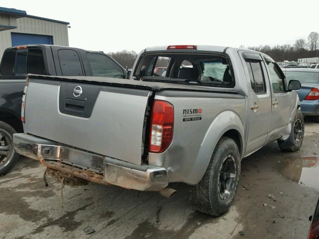 1N6AD07W78C431204 - 2008 NISSAN FRONTIER C SILVER photo 4