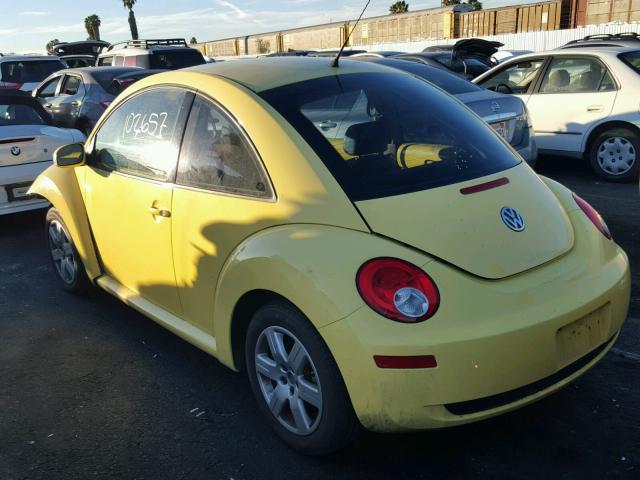 3VWRG31C87M514728 - 2007 VOLKSWAGEN NEW BEETLE YELLOW photo 3