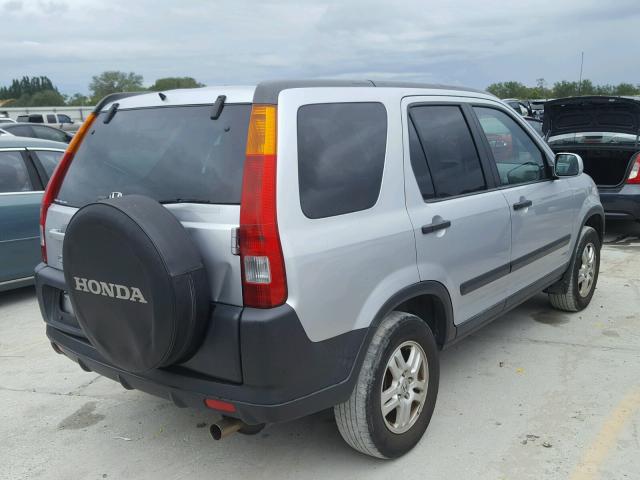 SHSRD78803U134262 - 2003 HONDA CR-V EX SILVER photo 4