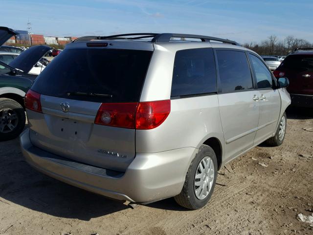 5TDZA23C76S568550 - 2006 TOYOTA SIENNA CE TAN photo 4