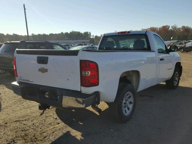 1GCEC14C88E119582 - 2008 CHEVROLET SILVERADO WHITE photo 4