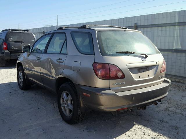 JT6GF10U0Y0051037 - 2000 LEXUS RX 300 GOLD photo 3