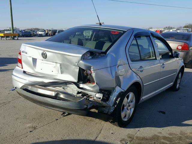 3VWSK69M35M074459 - 2005 VOLKSWAGEN JETTA GLS SILVER photo 4