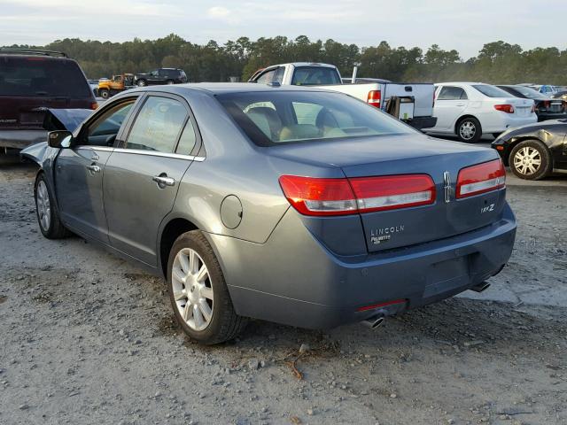 3LNHL2GC8CR816136 - 2012 LINCOLN MKZ TEAL photo 3