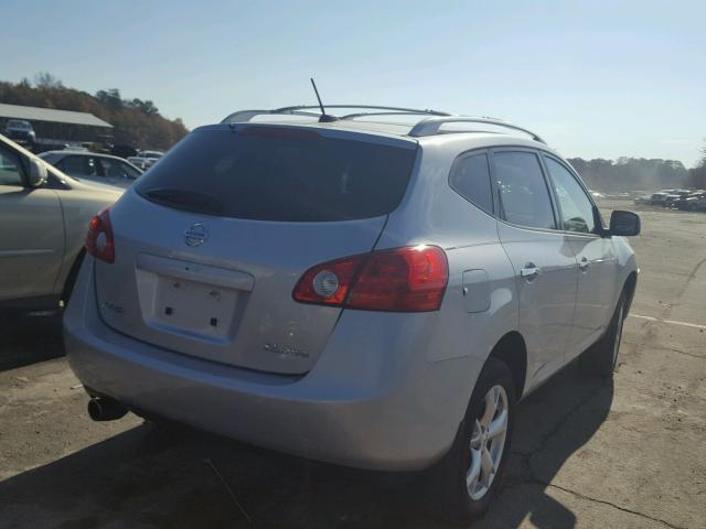 JN8AS5MV9AW108430 - 2010 NISSAN ROGUE S SILVER photo 4