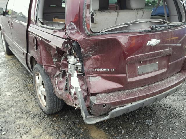 1GNDV33198D180860 - 2008 CHEVROLET UPLANDER L 勃艮第红 照片 9