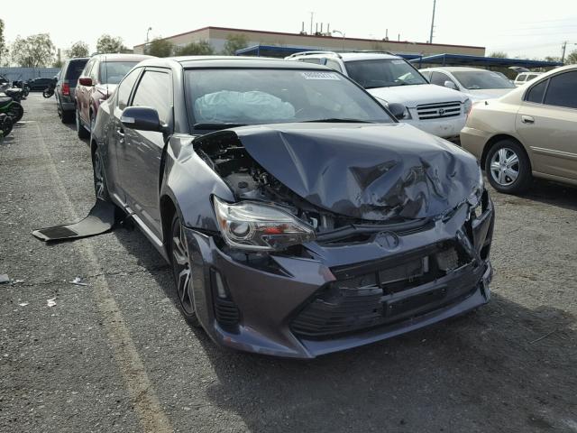 JTKJF5C75GJ017592 - 2016 TOYOTA SCION TC CHARCOAL photo 1