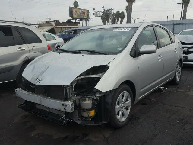 JTDKB20U557044124 - 2005 TOYOTA PRIUS SILVER photo 2