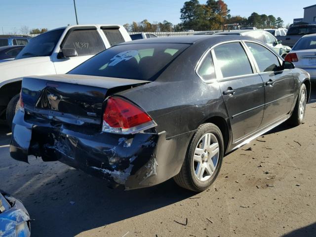 2G1WG5EK2B1276838 - 2011 CHEVROLET IMPALA LT BLACK photo 4