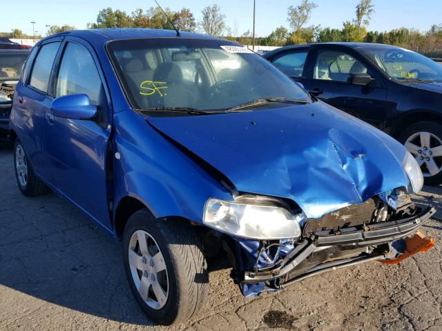 KL1TD666X8B189229 - 2008 CHEVROLET AVEO BASE Көк фото 1