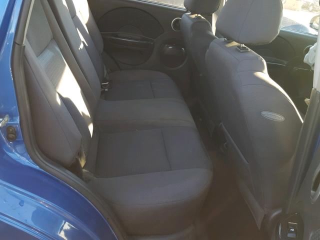 KL1TD666X8B189229 - 2008 CHEVROLET AVEO BASE Көк фото 6