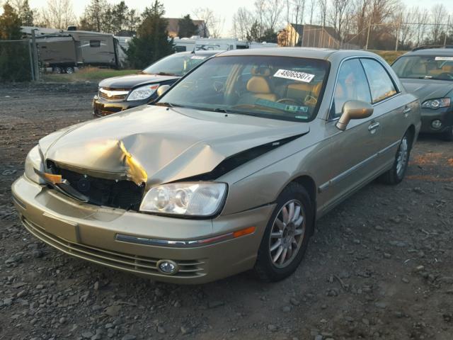 KMHFU45E74A275659 - 2004 HYUNDAI XG 350 BEIGE photo 2