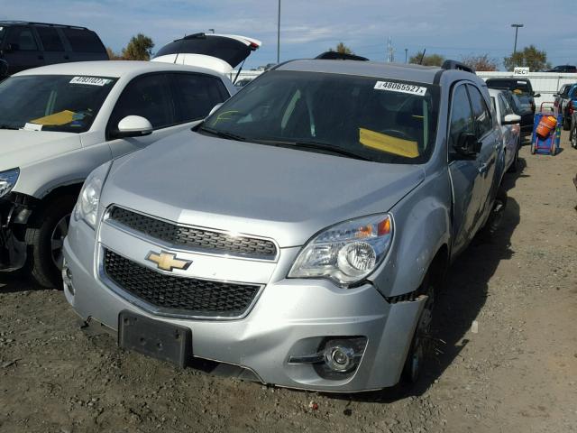 2GNALCEK6F6366849 - 2015 CHEVROLET EQUINOX LT SILVER photo 2