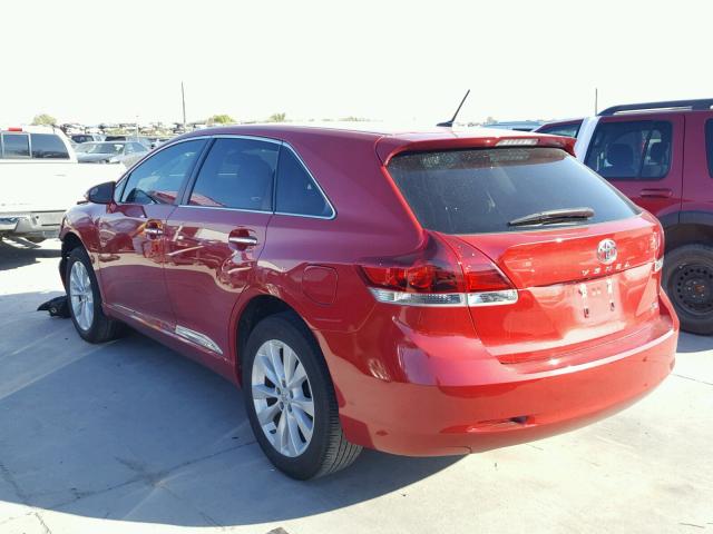 4T3ZA3BBXFU091951 - 2015 TOYOTA VENZA LE RED photo 3