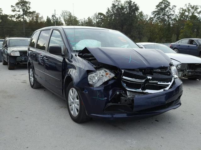 2C4RDGBGXFR599020 - 2015 DODGE GRAND CARA BLUE photo 1