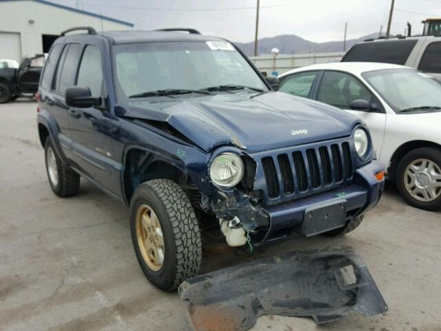 1J4GL58K22W131384 - 2002 JEEP LIBERTY LI BLUE photo 1