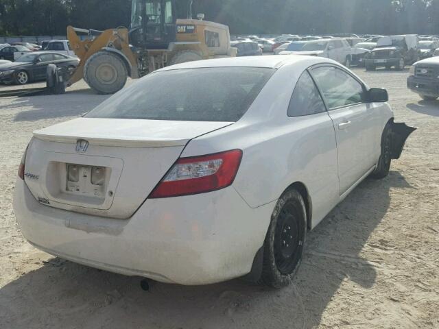 2HGFG12687H575144 - 2007 HONDA CIVIC LX WHITE photo 4