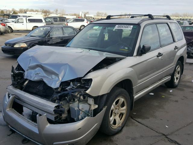 JF1SG63636H703129 - 2006 SUBARU FORESTER 2 SILVER photo 2