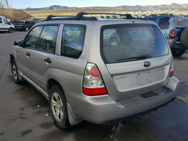 JF1SG63636H703129 - 2006 SUBARU FORESTER 2 SILVER photo 3