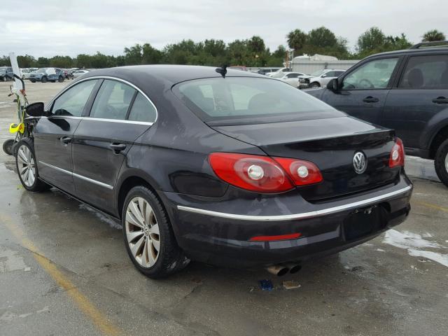 WVWML73C39E554298 - 2009 VOLKSWAGEN CC SPORT BLACK photo 3