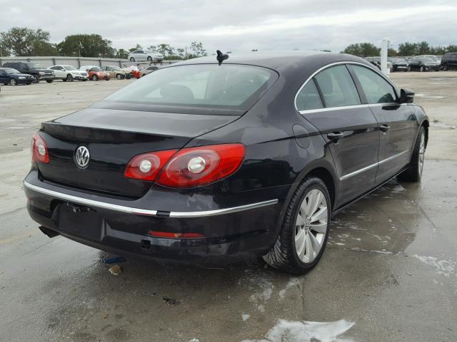 WVWML73C39E554298 - 2009 VOLKSWAGEN CC SPORT BLACK photo 4