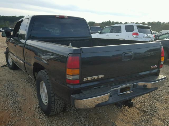 2GTEC19T641141083 - 2004 GMC NEW SIERRA BLACK photo 3