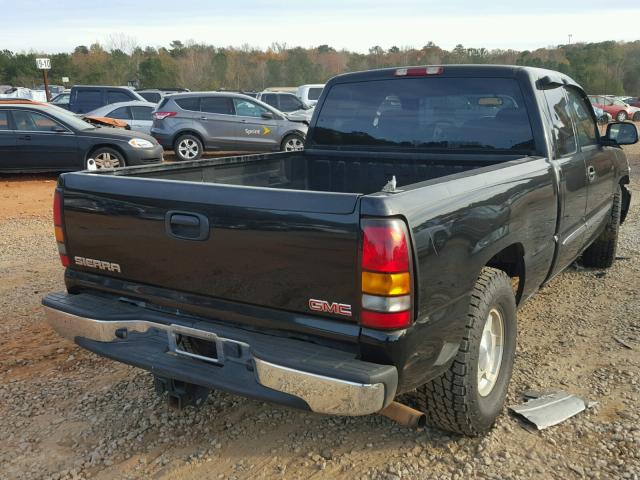 2GTEC19T641141083 - 2004 GMC NEW SIERRA BLACK photo 4