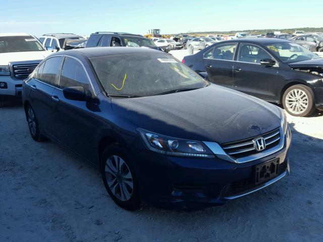 1HGCR2F37FA095662 - 2015 HONDA ACCORD LX BLUE photo 1