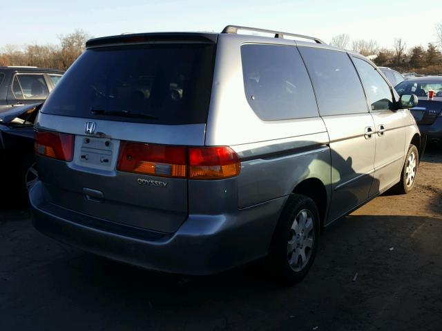 2HKRL18672H522630 - 2002 HONDA ODYSSEY EX GREEN photo 4