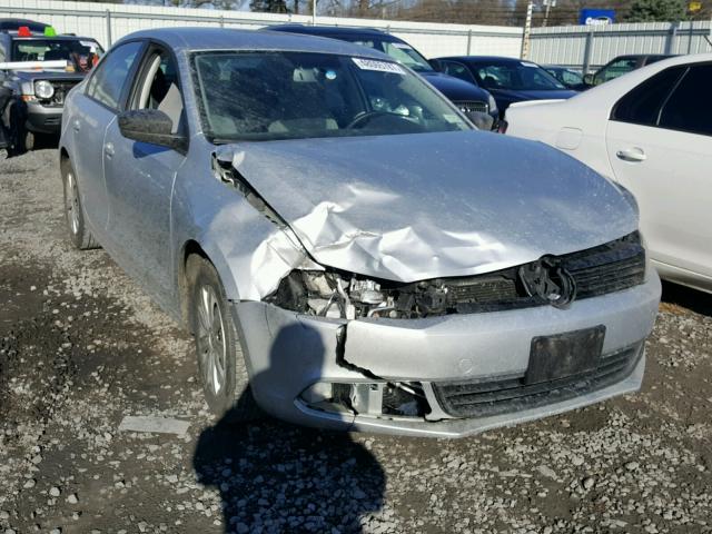 3VW2K7AJ5DM291064 - 2013 VOLKSWAGEN JETTA BASE SILVER photo 1