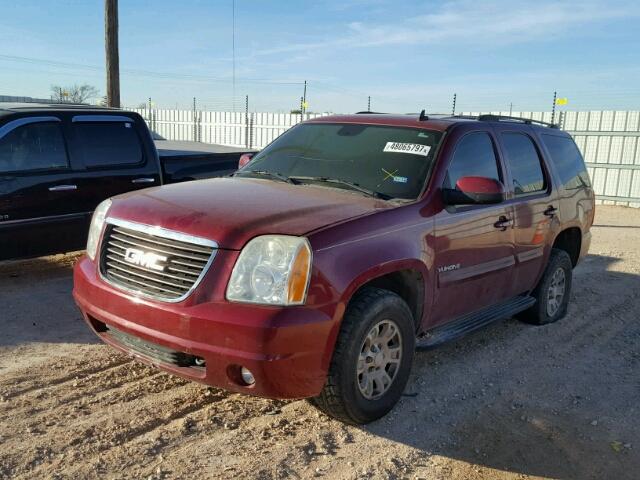 1GKFK13087R129555 - 2007 GMC YUKON MAROON photo 2