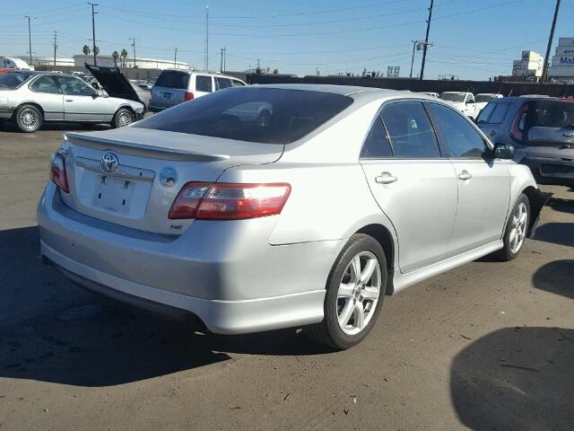 4T1BE46K77U723191 - 2007 TOYOTA CAMRY NEW SILVER photo 4