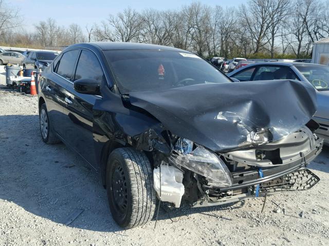 3N1AB7AP5EY338951 - 2014 NISSAN SENTRA S BLACK photo 1