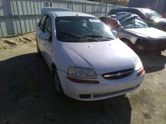 KL1TD56676B580779 - 2006 CHEVROLET AVEO BASE WHITE photo 1