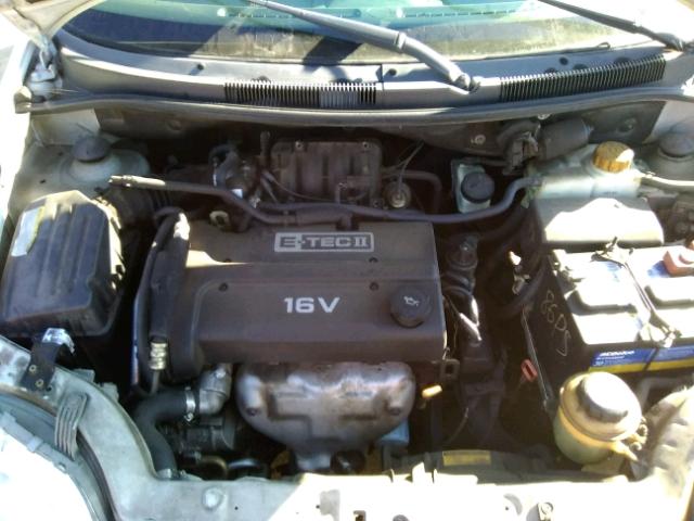 KL1TD56676B580779 - 2006 CHEVROLET AVEO BASE WHITE photo 7