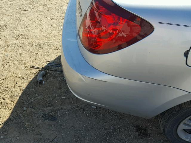 1G8AN12F35Z108039 - 2005 SATURN ION LEVEL SILVER photo 10