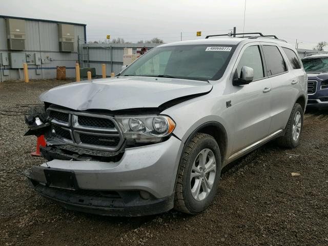 1D4RE4GG5BC732454 - 2011 DODGE DURANGO CR SILVER photo 2