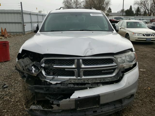 1D4RE4GG5BC732454 - 2011 DODGE DURANGO CR SILVER photo 9