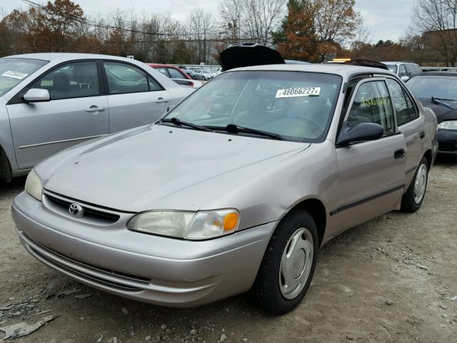 1NXBR12E9XZ203402 - 1999 TOYOTA COROLLA VE BEIGE photo 2