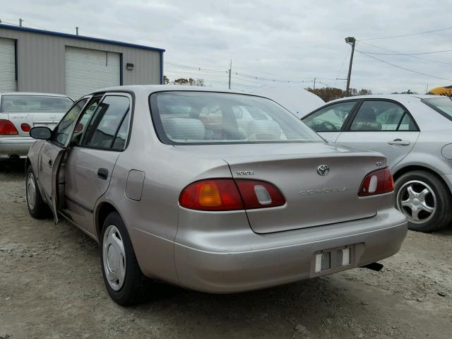 1NXBR12E9XZ203402 - 1999 TOYOTA COROLLA VE BEIGE photo 3