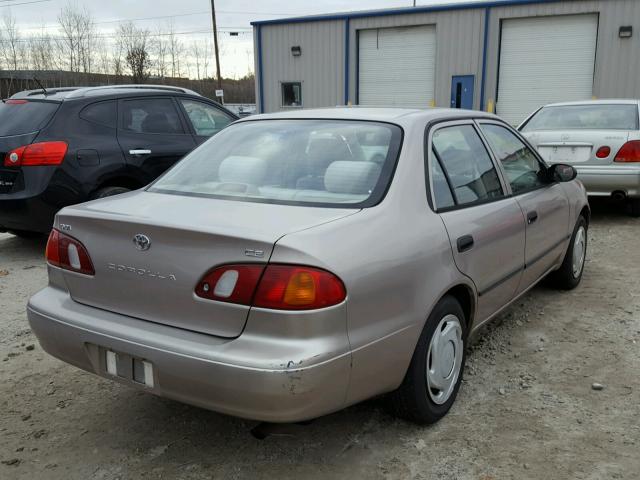 1NXBR12E9XZ203402 - 1999 TOYOTA COROLLA VE BEIGE photo 4